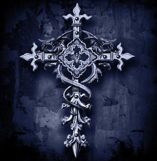 Gothic-style Cross symbol