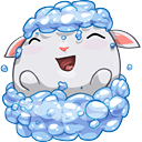 Bathing chat sticker